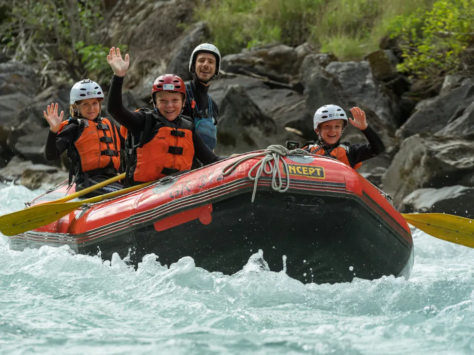 Familien Rafting Engadin