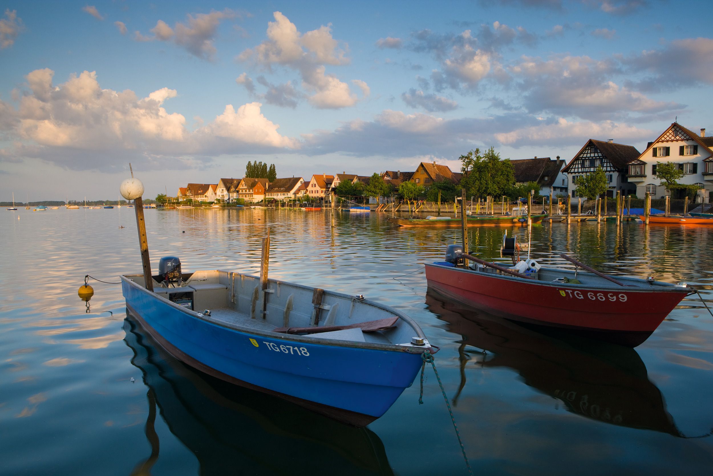 Bodensee : Explore les bateaux pittoresques et le charmant littoral à Ermatingen.