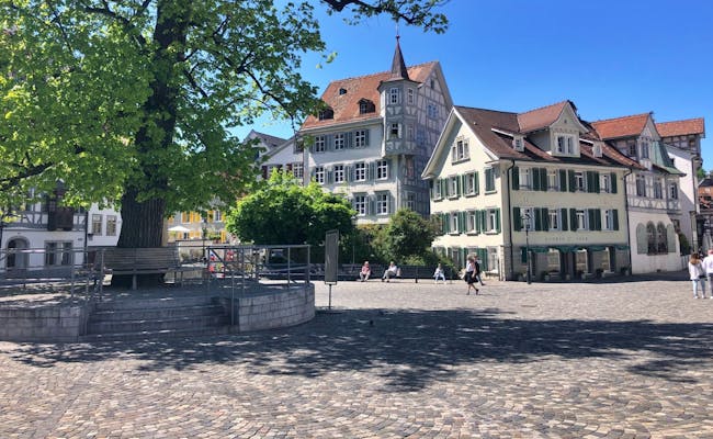 Gallusplatz in downtown St. Gallen (Photo: Seraina Zellweger)