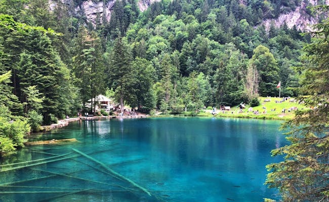 Lac bleu dans l'Oberland bernois (photo : Seraina Zellweger)