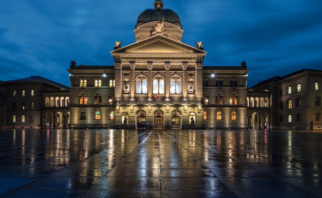 Palais fédéral de Berne (photo : Suisse Tourisme, Martin Mägli)