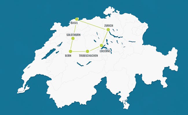 Itinerary 2: Zurich - Lucerne - Bern - Basel