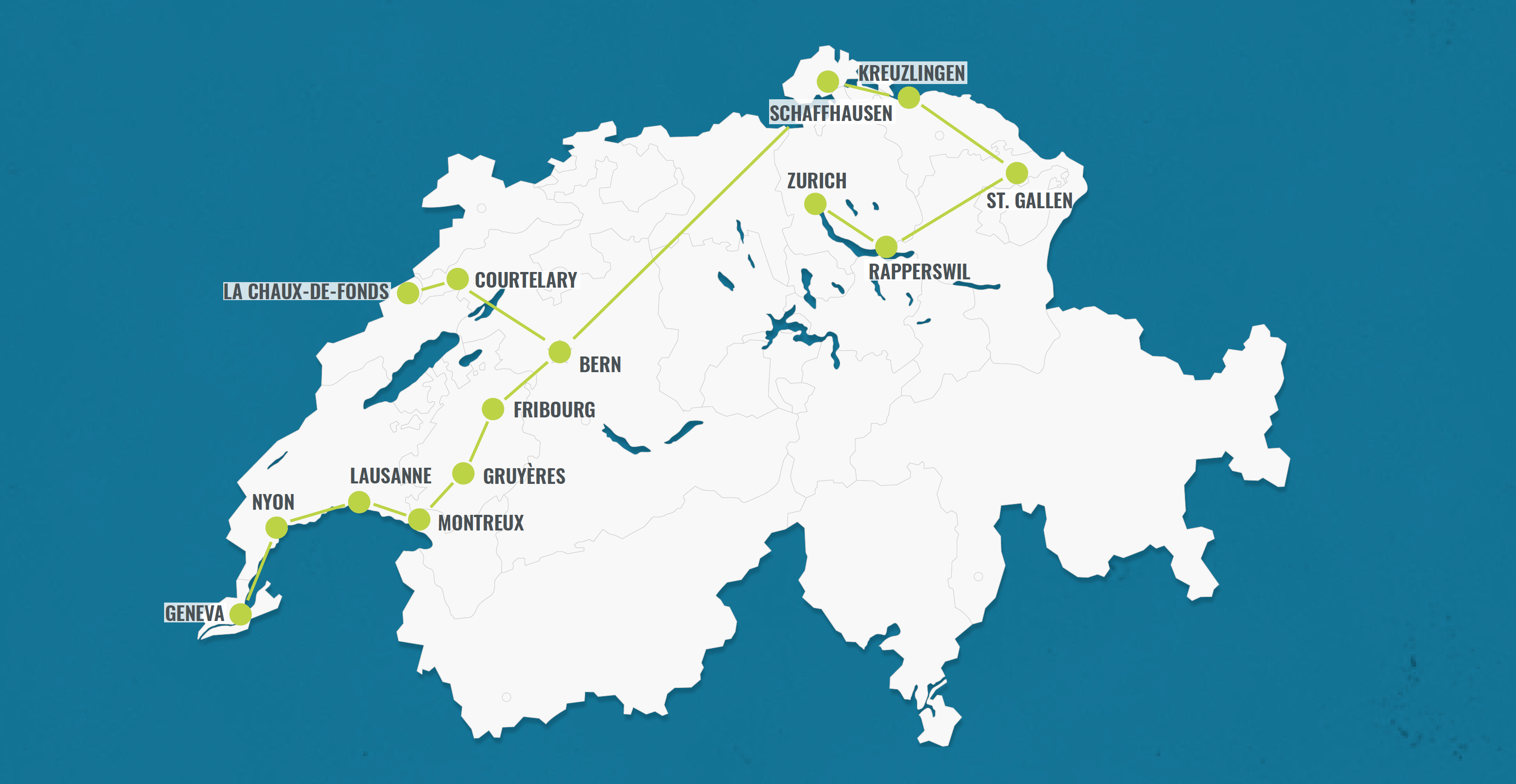 Itinerario Svizzera: Scopri Ginevra, Losanna, Berna e altro in 8 giorni.