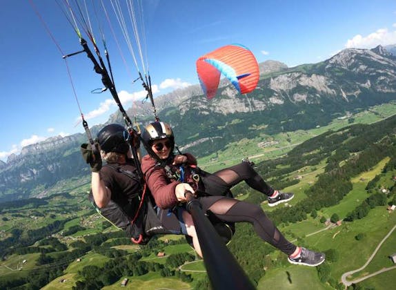 Flums Paragliding: Experience the adventure of paragliding over the stunning landscape.