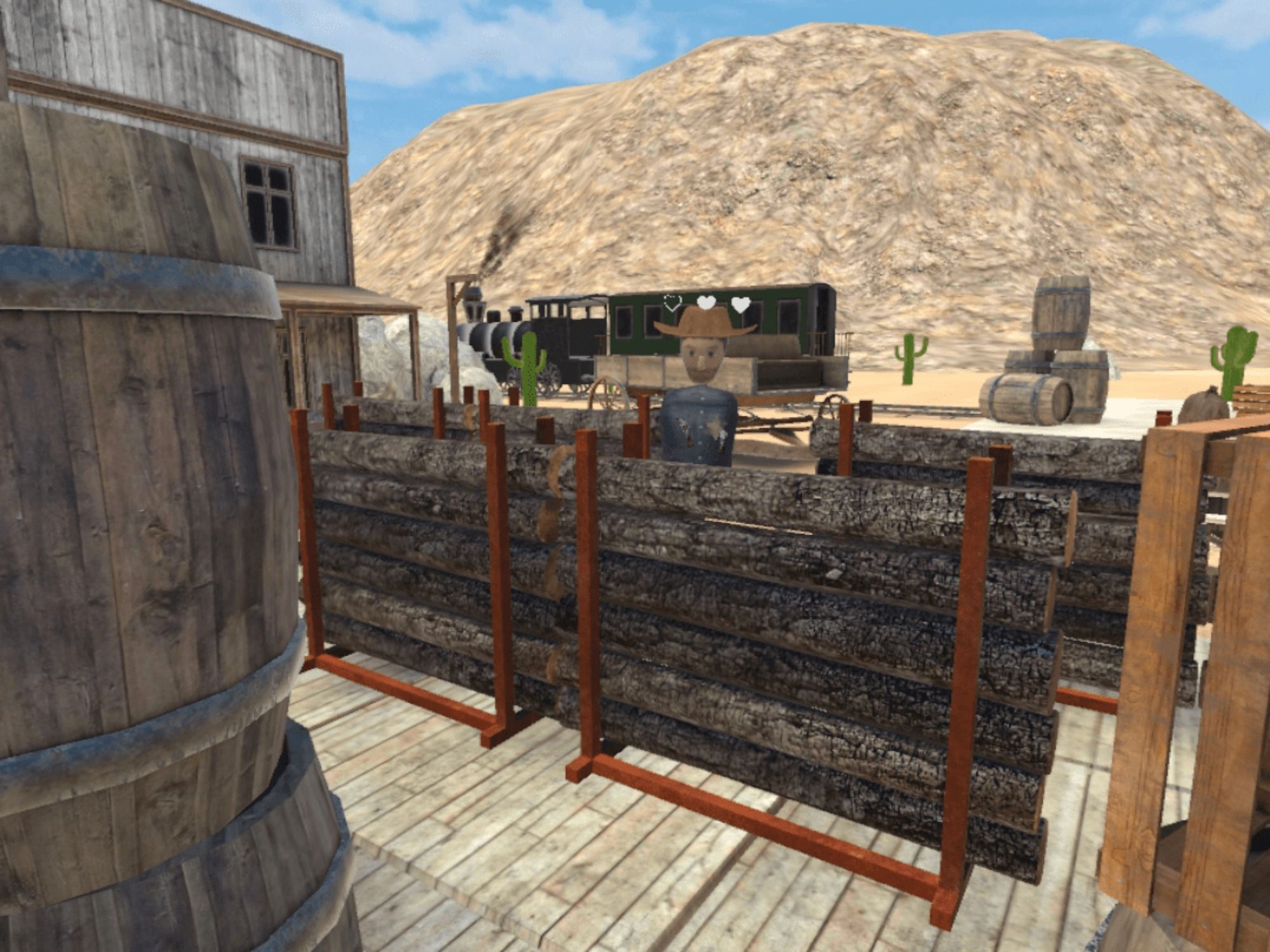 Virtuell äventyr: Upplev det vilda vilda västern med imponerande kulisser och spännande äventyr.