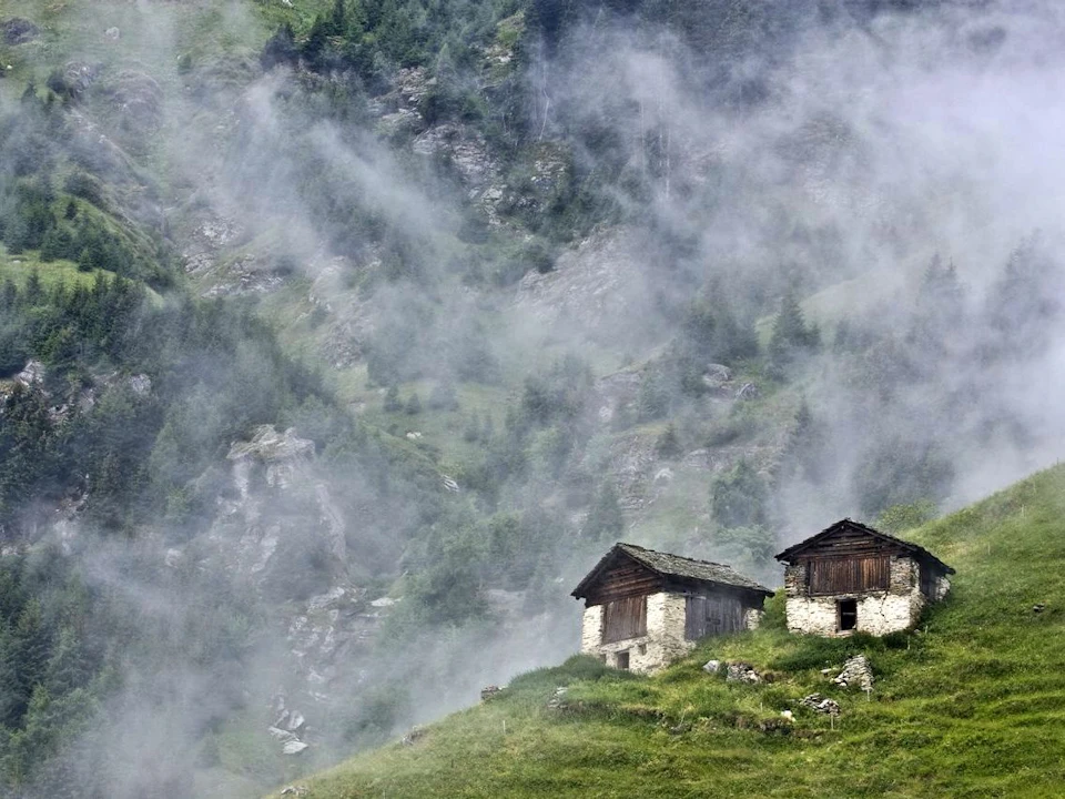 Nebel im Engadin