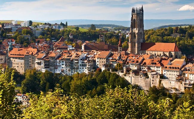 Panorama von Fribourg (Foto: Freiburg Tourismus)