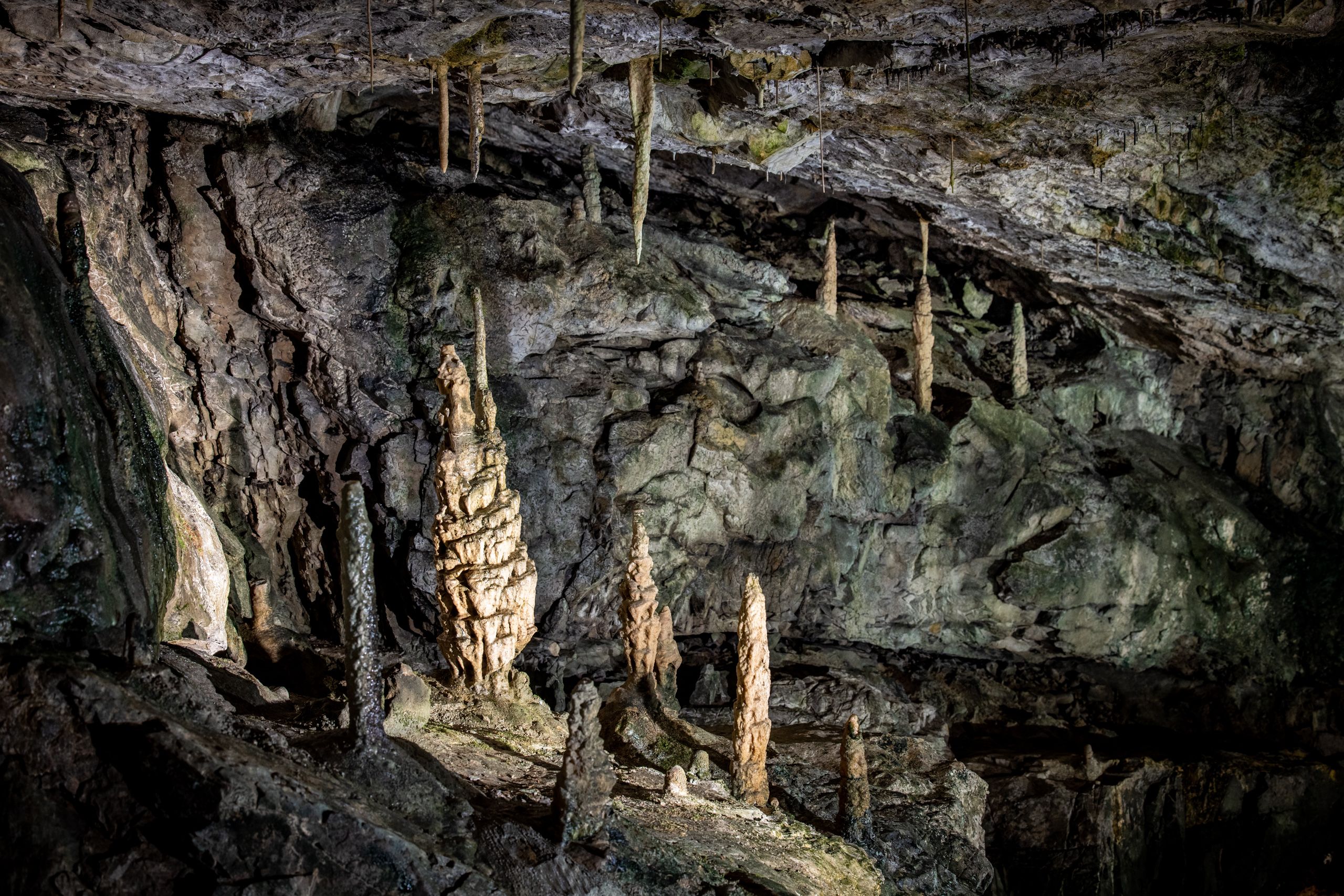 Beatushöhlen: beeindruckende Stalagmiten und Stalaktiten in einer geheimnisvollen Höhle
