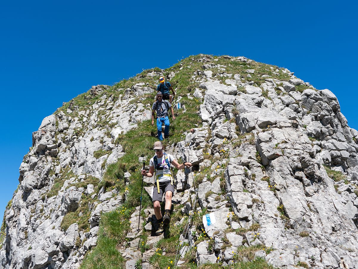 추르피르슈텐 투어: 재능 있는 산악인들과 함께하는 토그겐부르크의 흥미로운 하이킹입니다.
