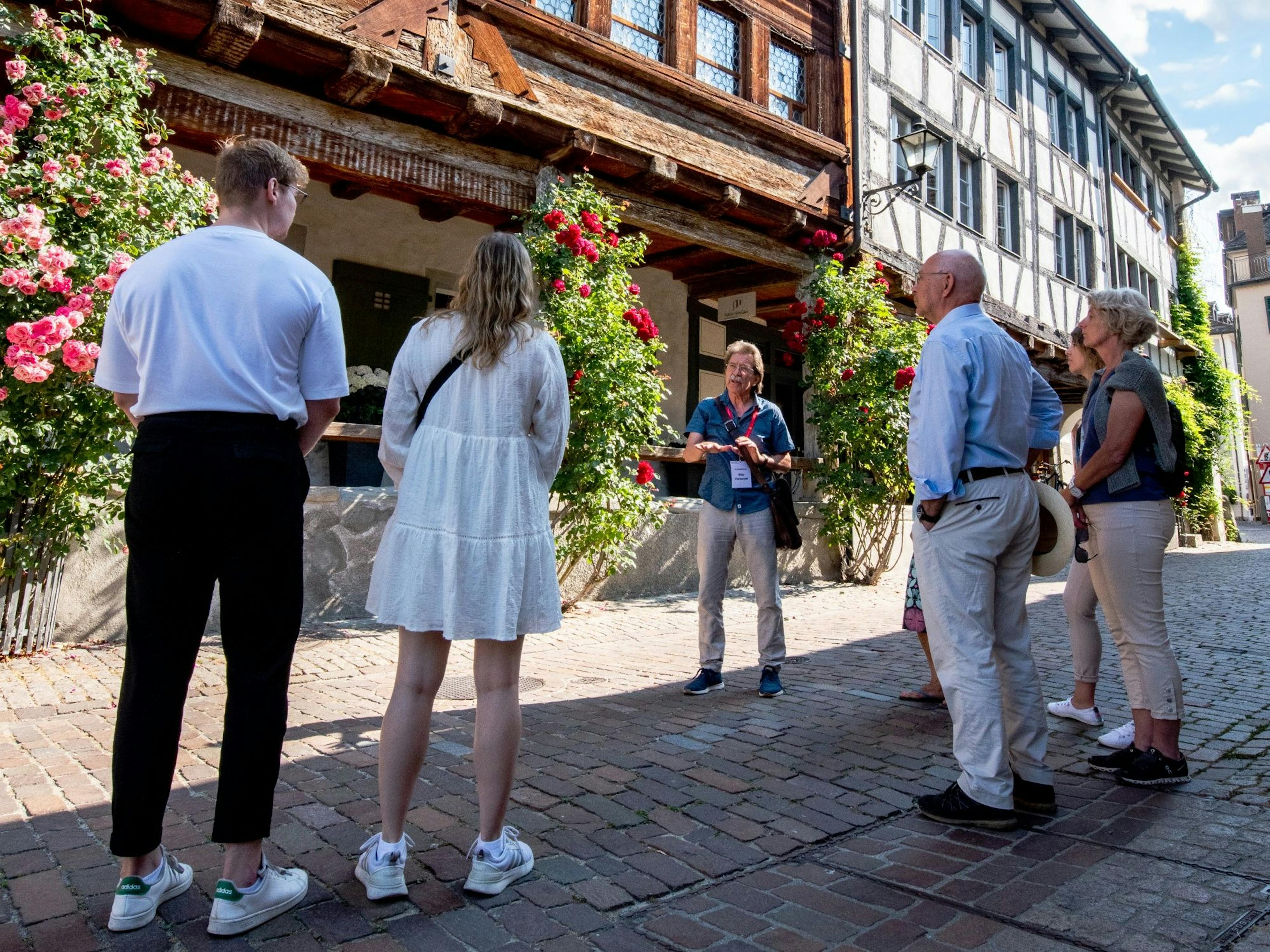 Rapperswil public guided tour of the old town