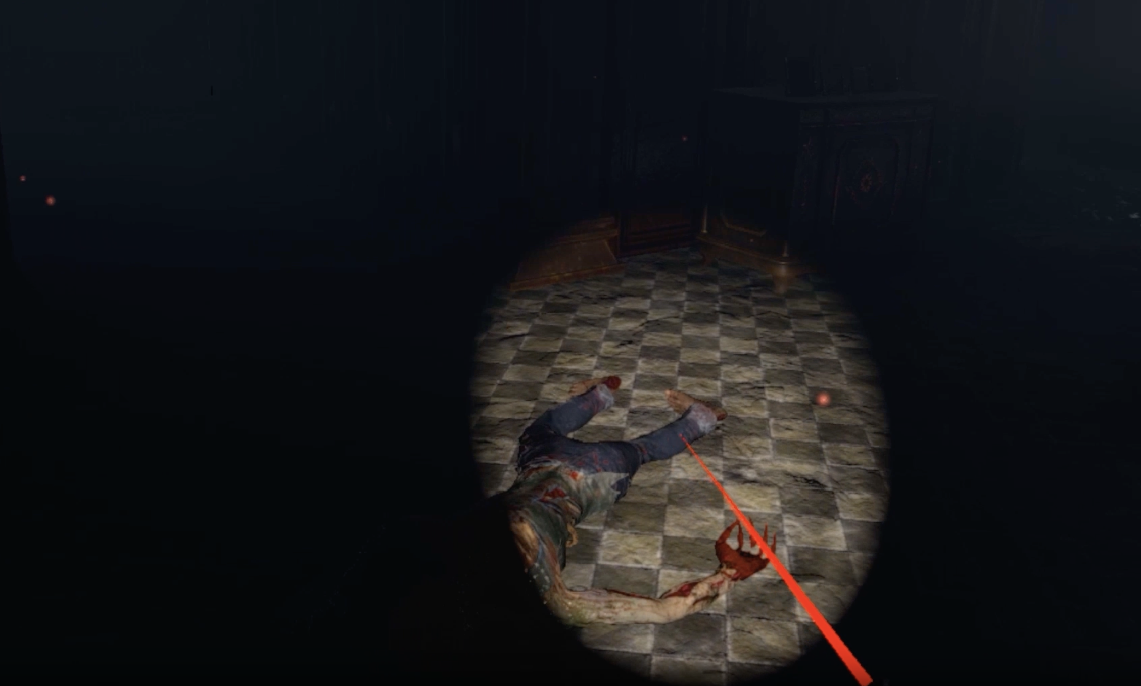 Deadwood Mansion: ฉากที่ไม่คาดคิดจากเกมสยองขวัญ มีร่องรอยเลือดและบรรยากาศที่น่าขนลุก.