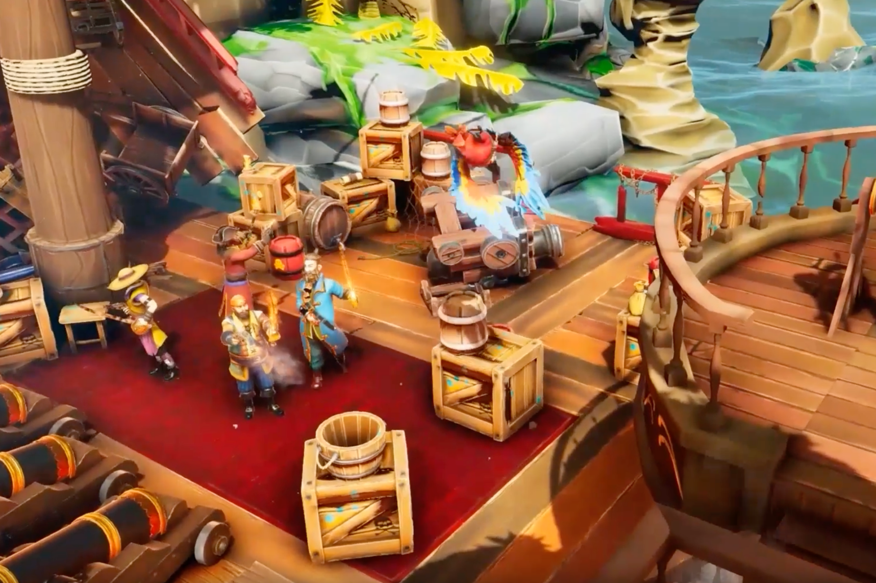 Curse of Davy Jones: Entdecke das aufregende Piratenerlebnis in einer lebhaften Umgebung.