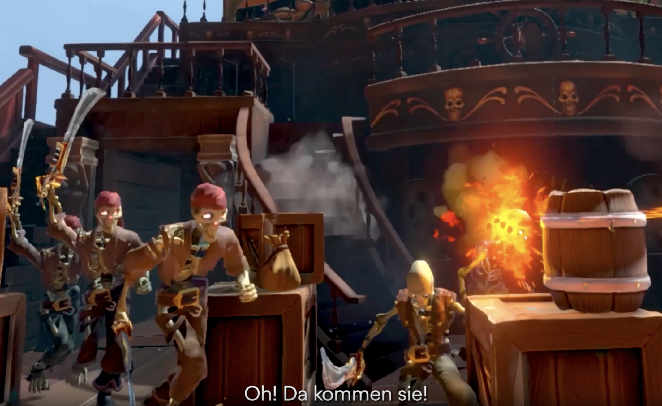 Curse of Davy Jones: spannende Piratenabenteuer auf einem Schiff mit actiongeladenen Szenen