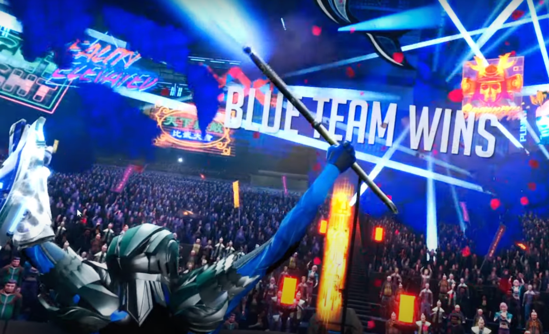 UFL: adegan seru dari Unbound Fighting League dengan penonton yang bersorak dan pertandingan yang menegangkan.