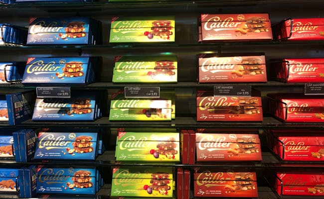A great deal of chocolate is consumed in Switzerland.