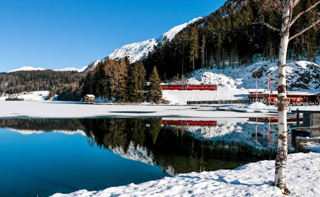 Train in Davos