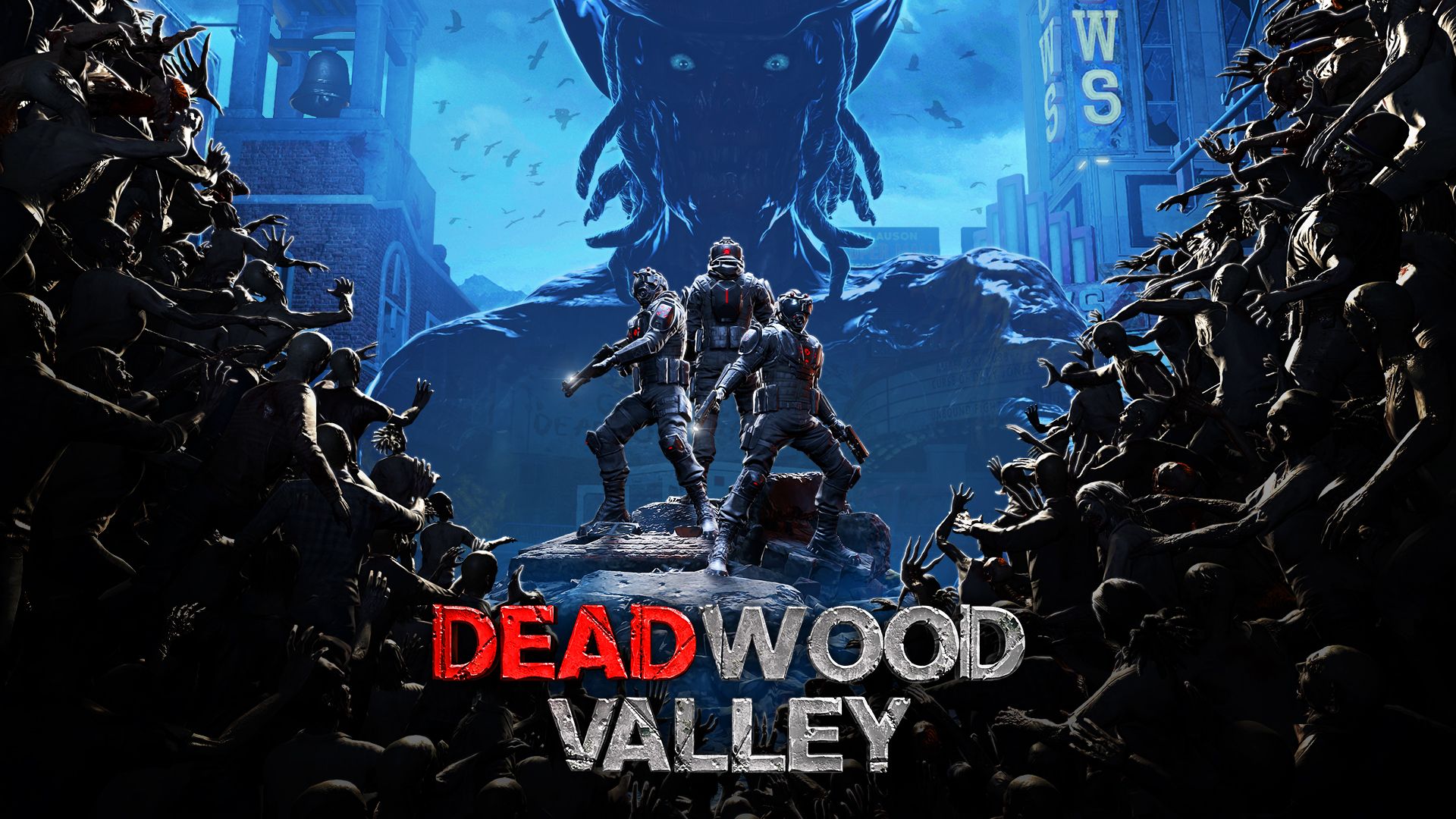 Deadwood Valley: spännande miljö med överlevare mot zombies i en dystopisk värld.