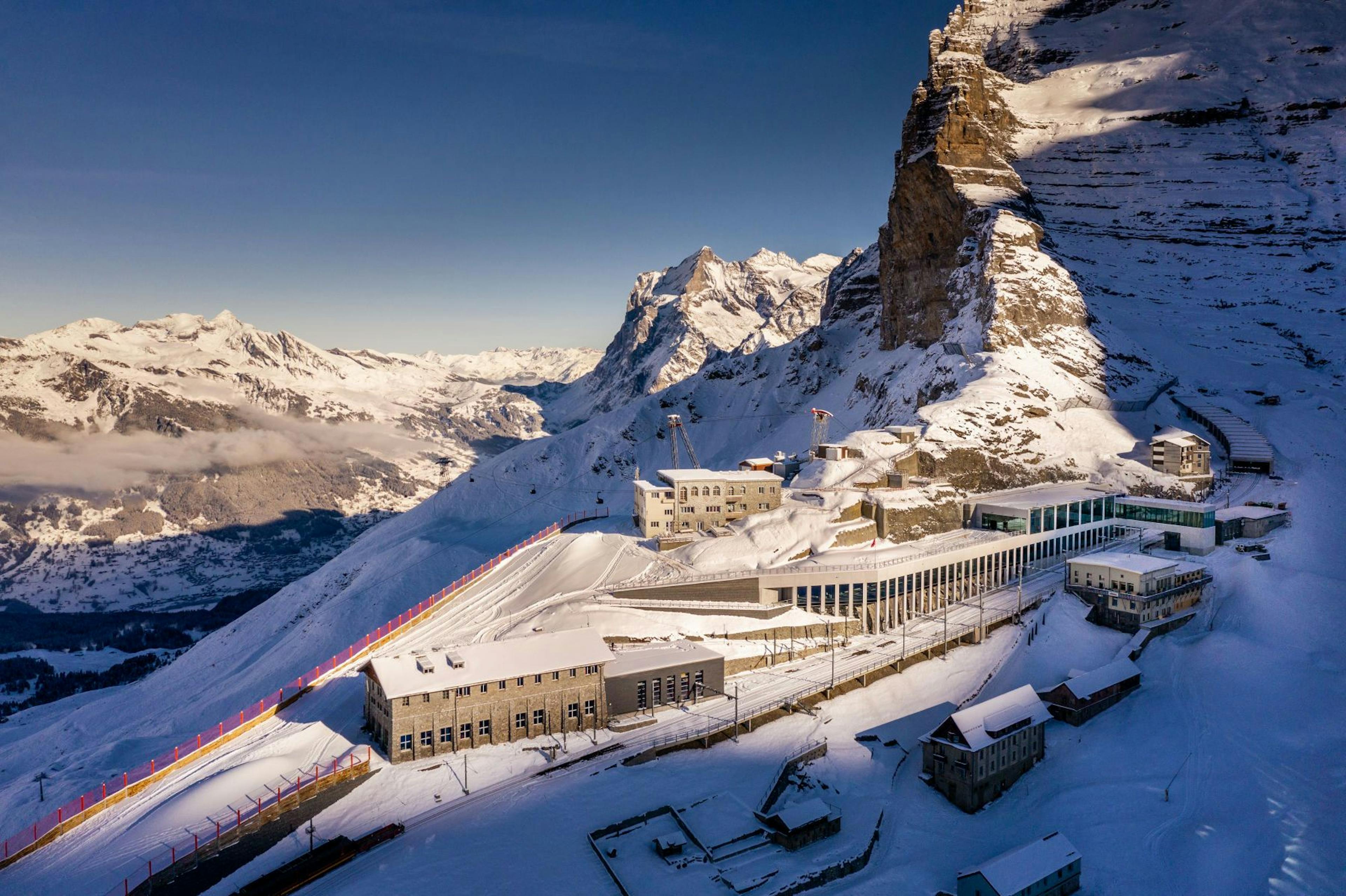 Eigergletscher Abendstimmung (Foto: Jungfraubahnen)