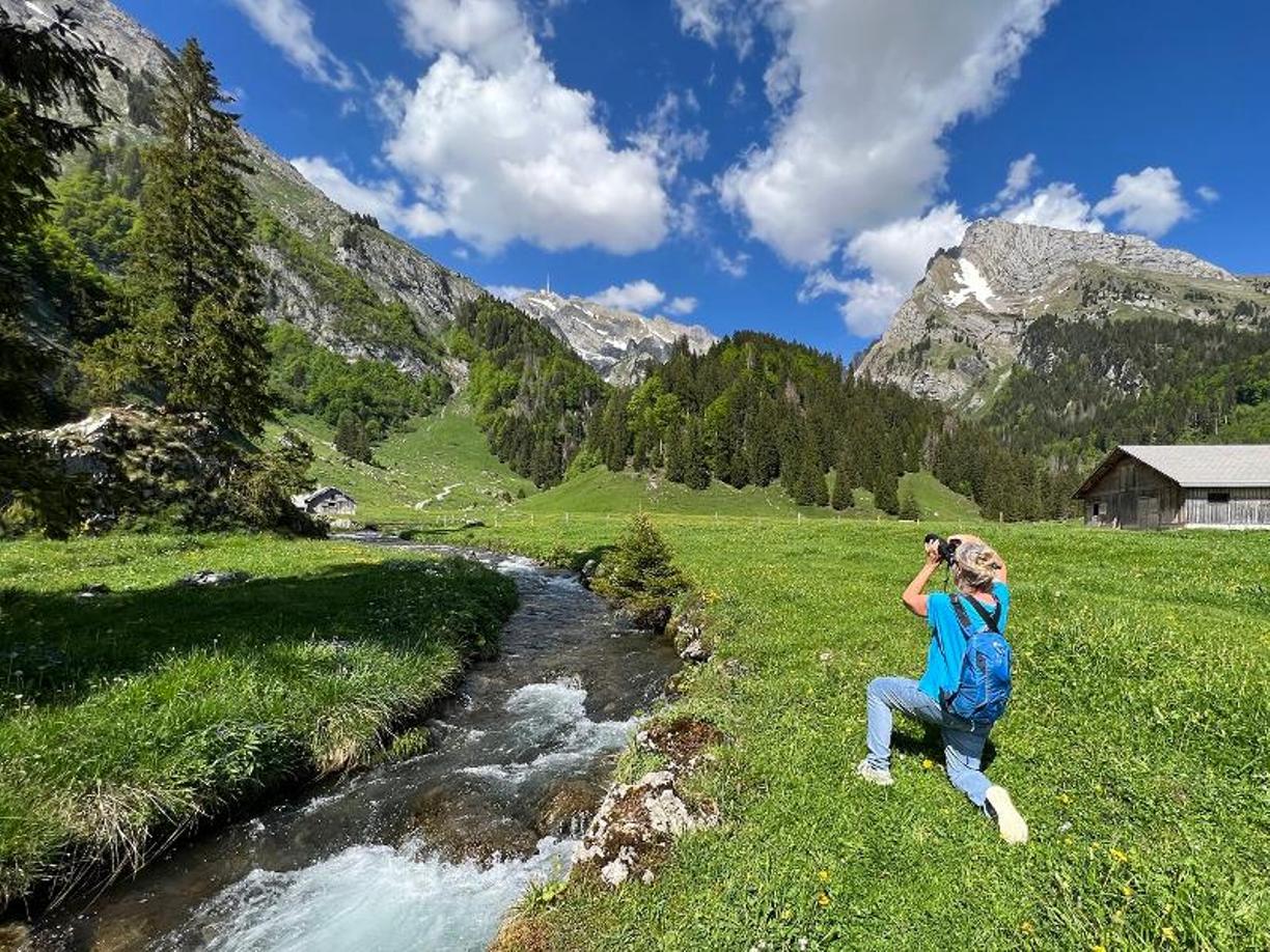 トグゲンブルクの写真講座：美しい風景の中で自然と写真を体験しよう。