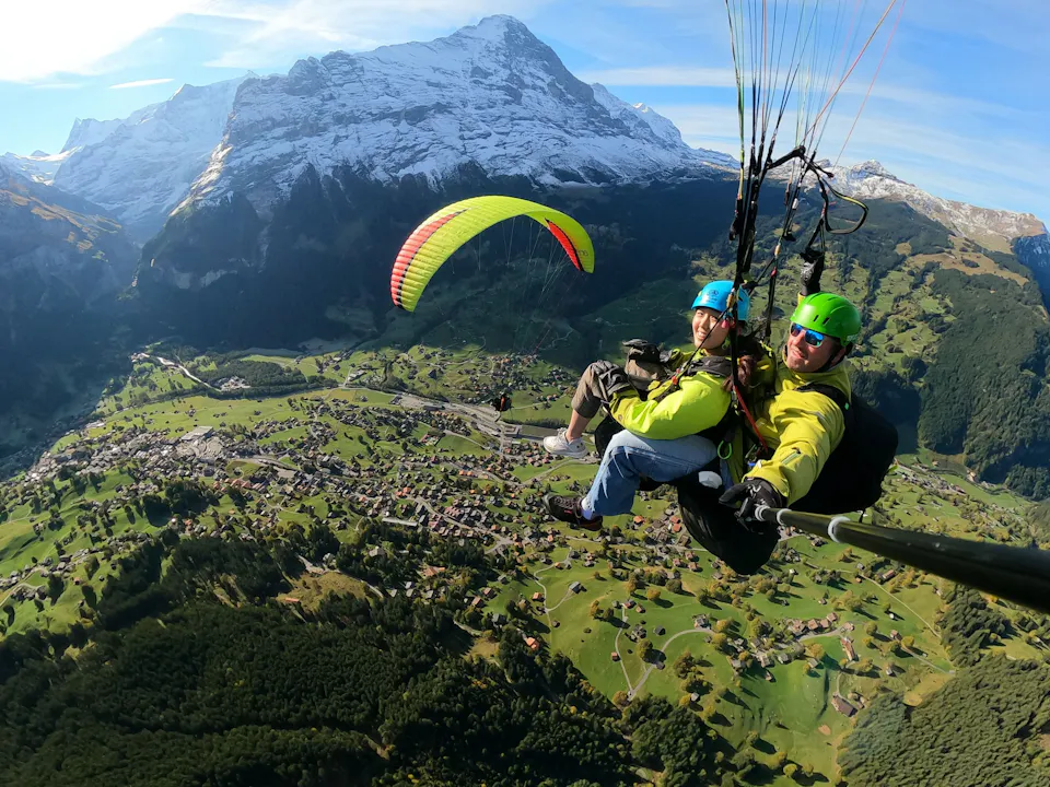 Gleitschirmfliegen Grindelwald First