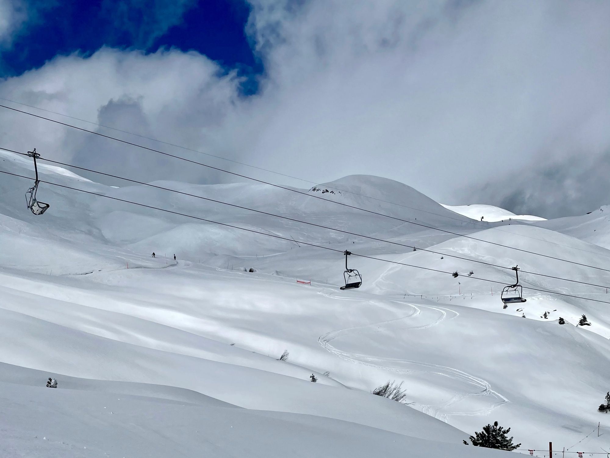 Jungfrauregion: Droomsneeuwland met besneeuwde bergen en stoeltjesliften in de winter.