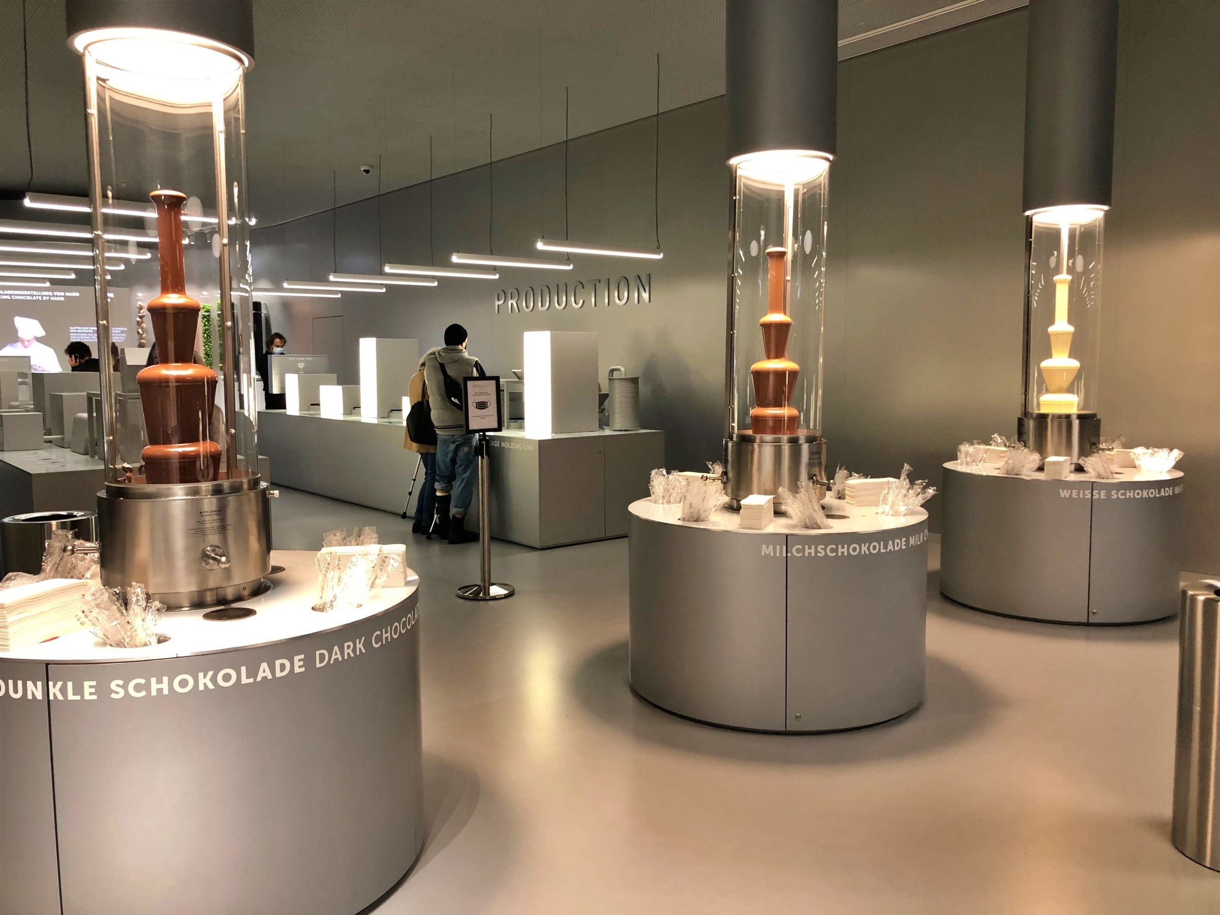Swiss Chocolate: Production Process with Chocolate Fountains and Different Varieties in Switzerland