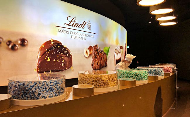 Lindt Home of Chocolate, ช็อกโกแลตอาร์ต, การชิม, ความหลากหลายของช็อกโกแลตสีสันสดใส