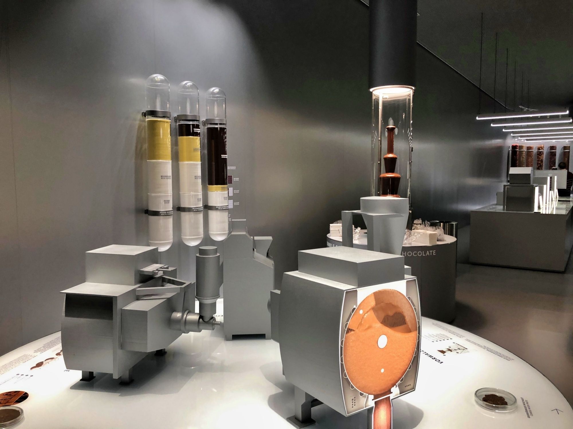 Lindt Home of Chocolate: interactive chocolate factory in Zurich with modern machines and exhibitions.