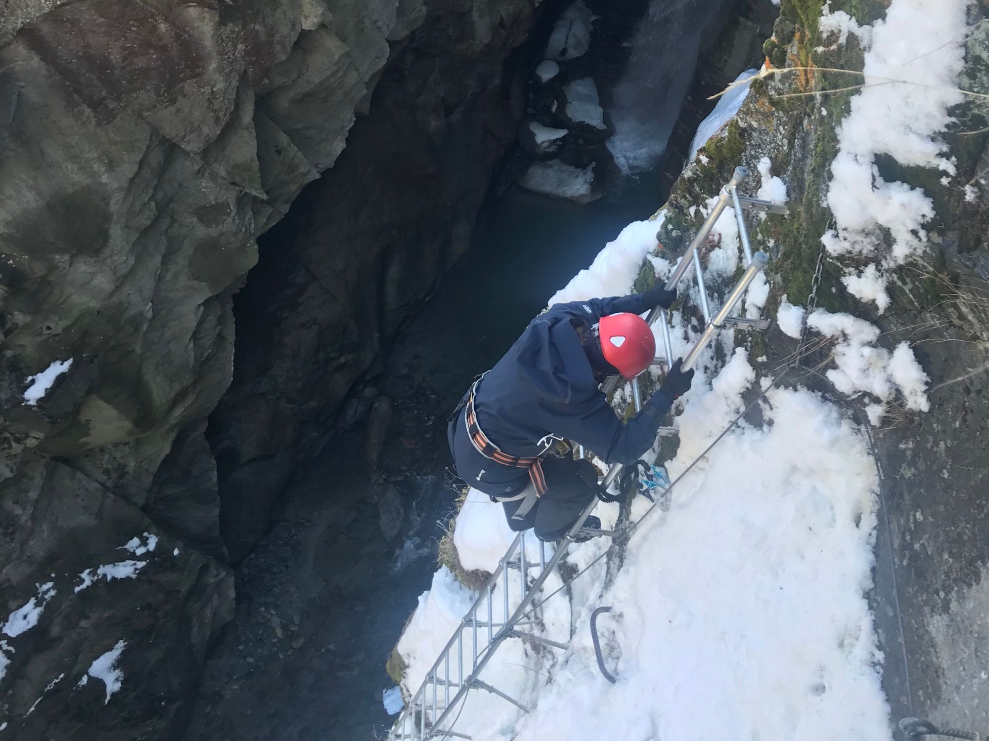Winter Via Ferrata: Explore the challenging winter paths in the mountains with spectacular views.