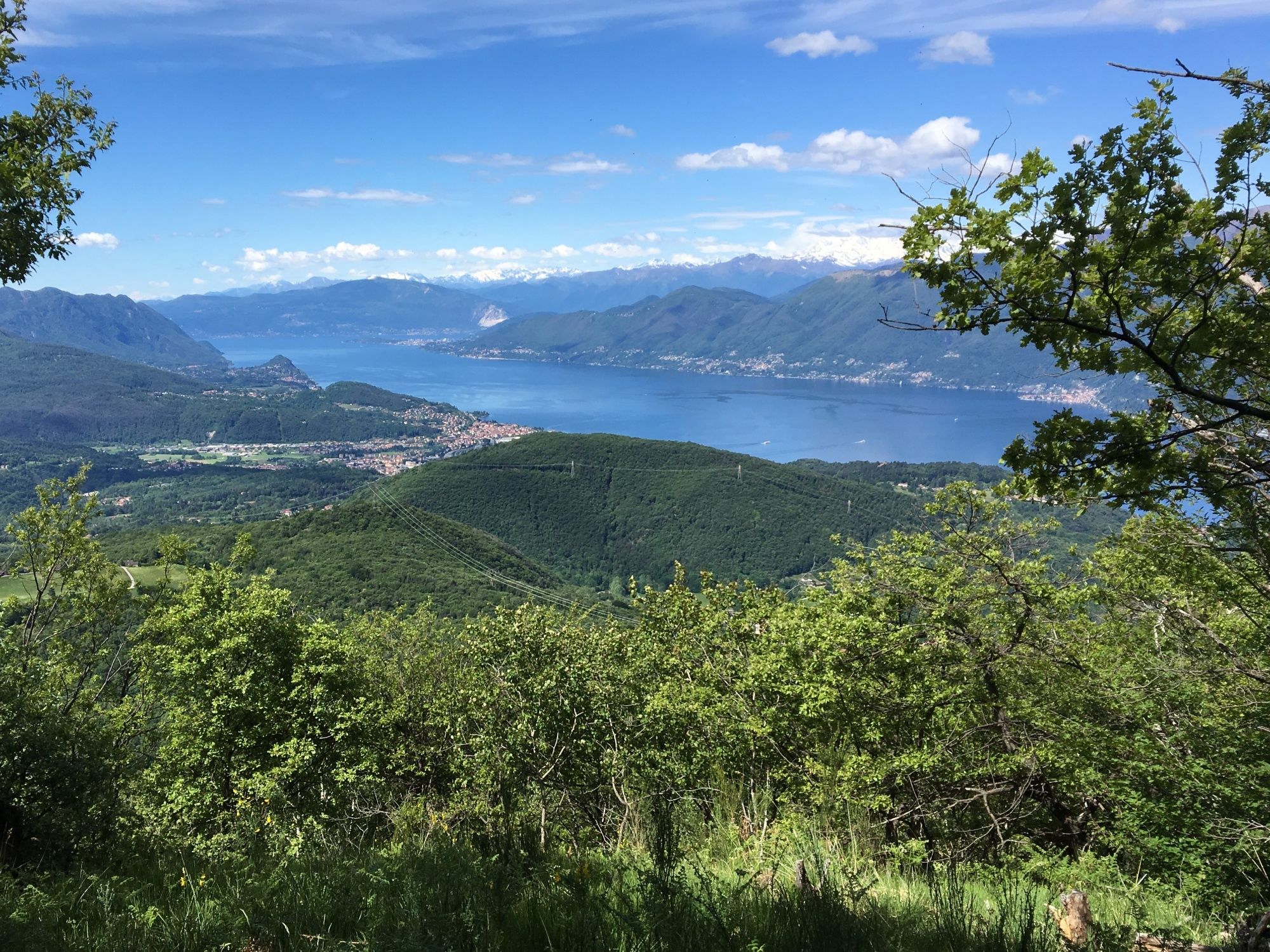 Monte Lema : Tour à VTT avec une vue magnifique sur le Lago di Lugano et la nature environnante.