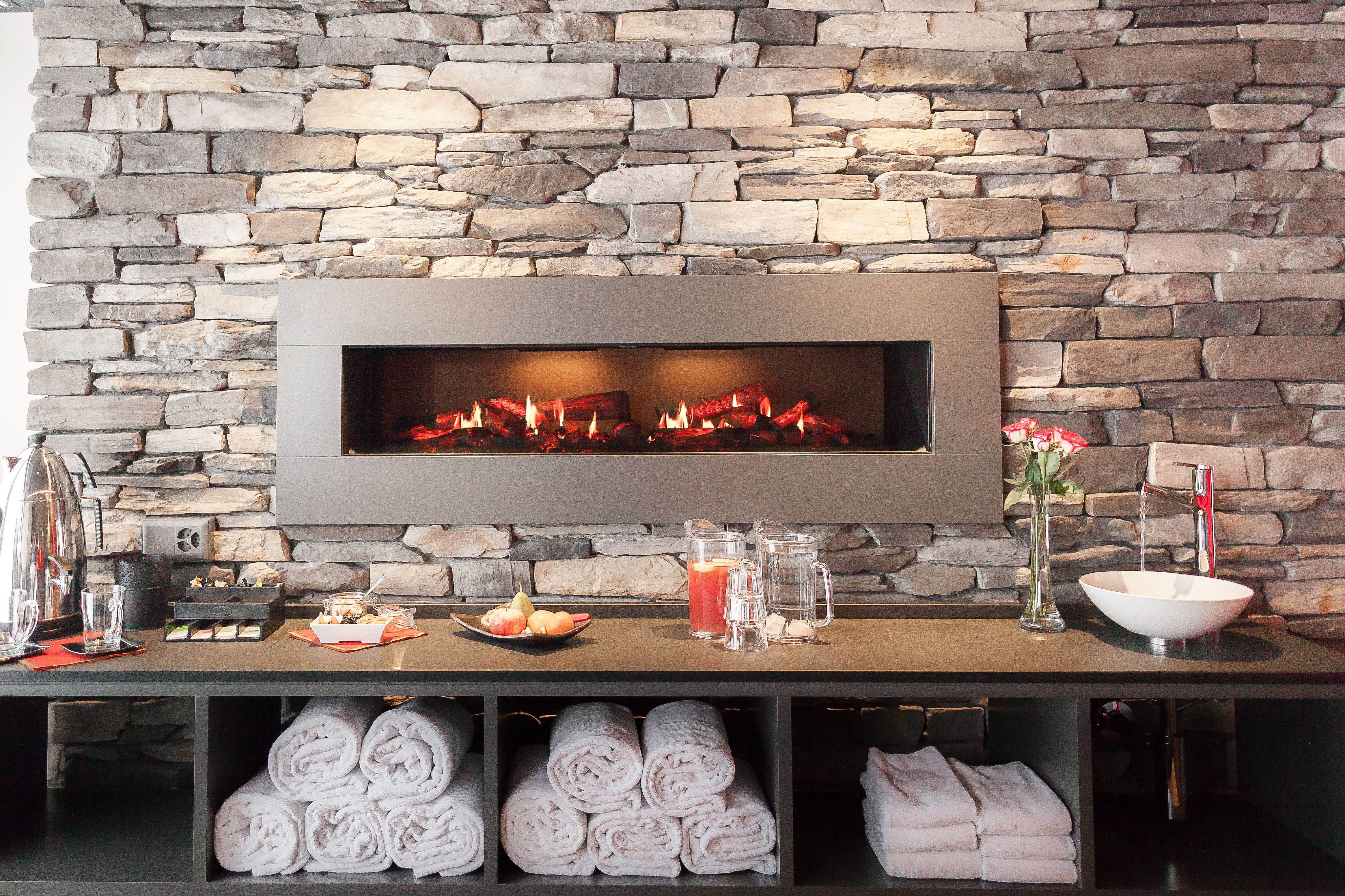 Spa-kachel met badstof, ideaal voor ontspannende momenten. Luxe sfeer en wellness voor jou.