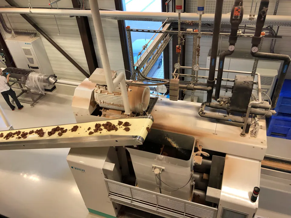Läderach Schokoladenproduktion