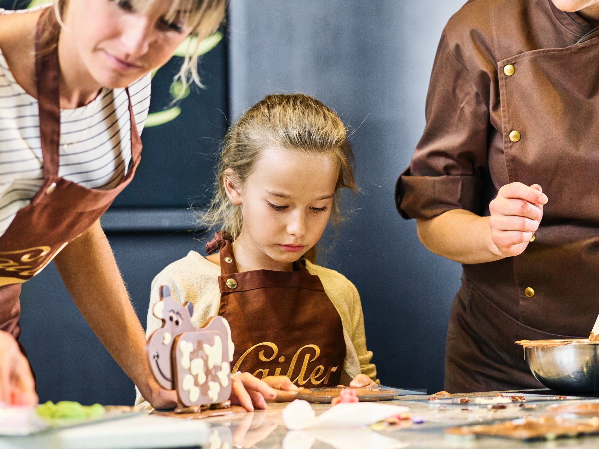 Детский день рождения: творческий мастер-класс по шоколаду для детей в Maison Cailler.