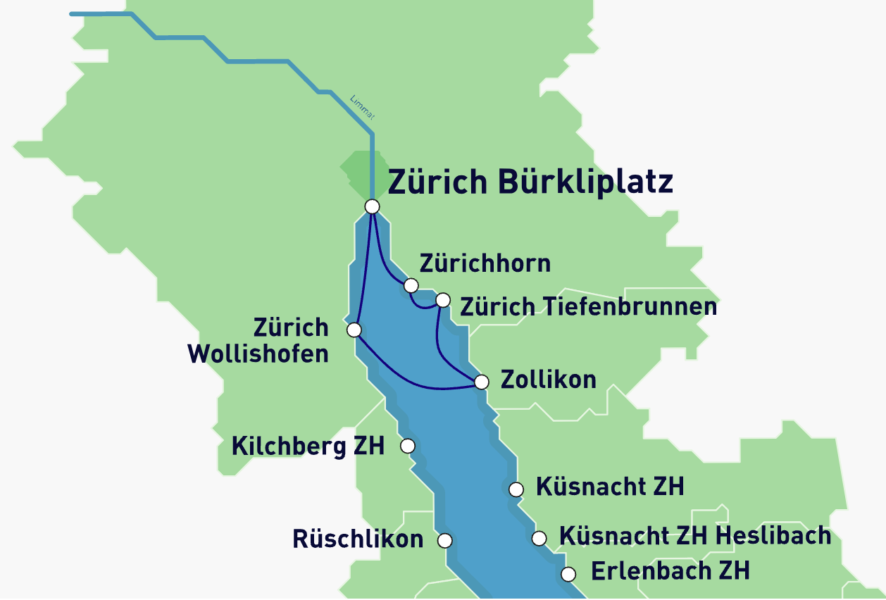 Mini tur wisata di Zürich dengan tempat wisata dan sorotan di danau Zürich.
