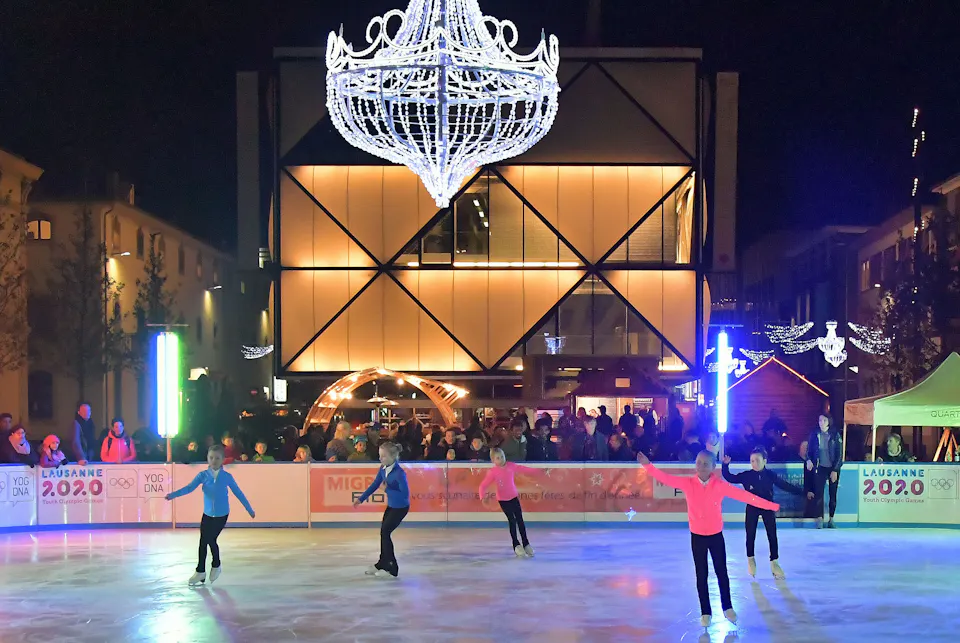 Lausanne Eislaufbahn du Flon