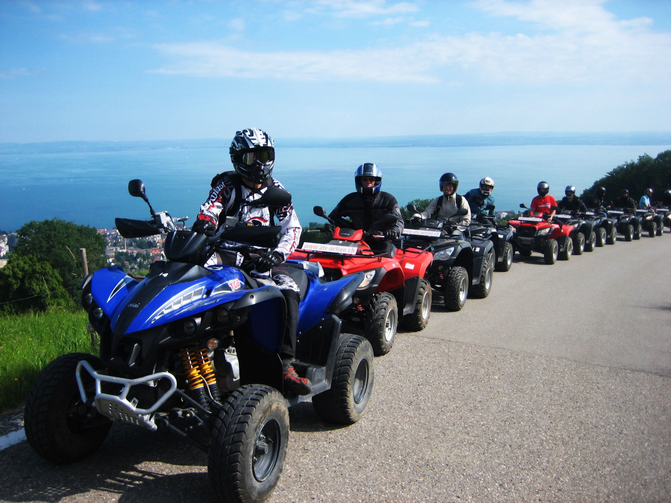 Tour in ATV al Lago di Costanza con amici, motociclette, estate