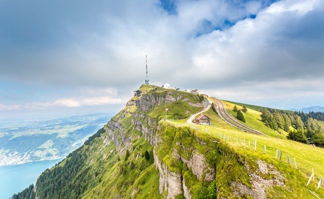 रिगी पैनोरामा, पर्वतों का दृश्य, गर्मियों में ट्रेकिंग मार्ग