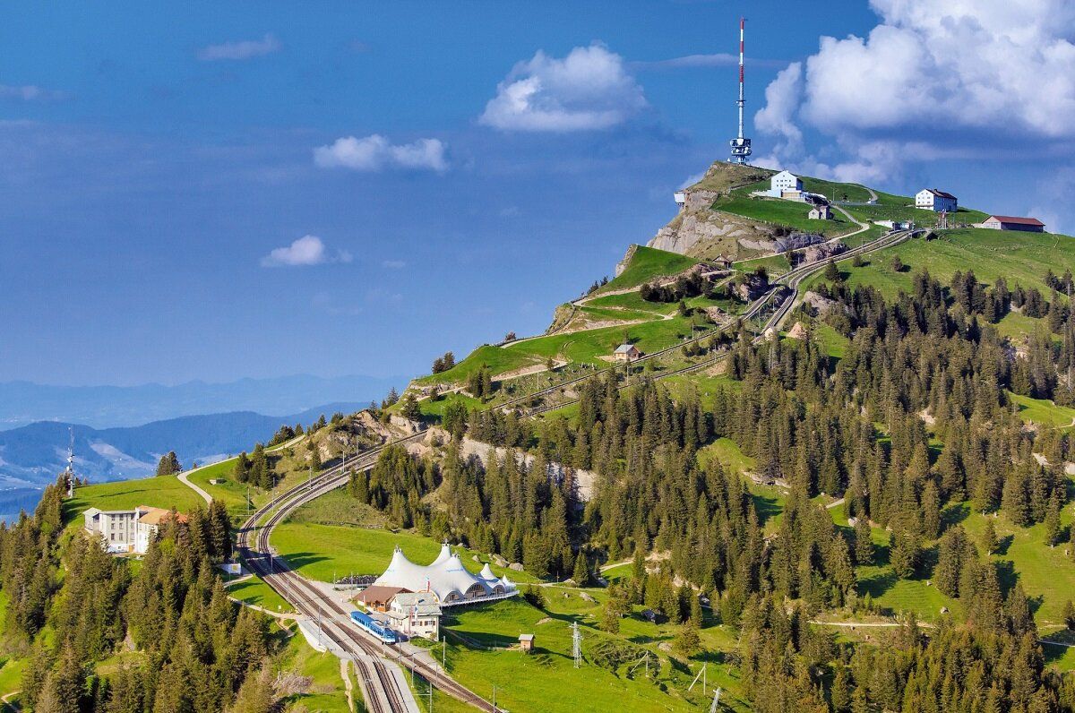 Rigi, Puncak Gunung, Pemandangan, Laluan Pendakian