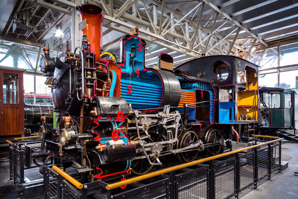 Verkehrshaus Luzern Schienenverkehr Lokomotive Museum