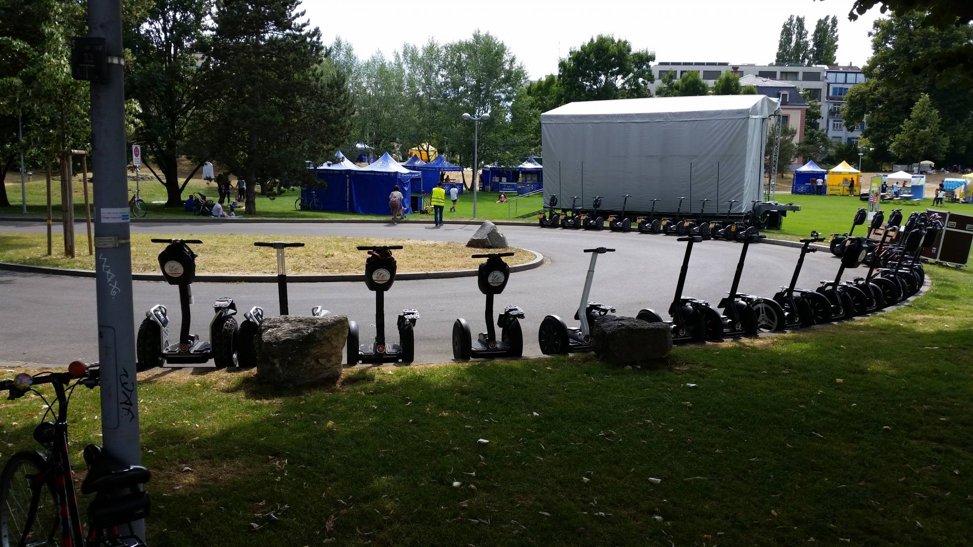 Segway Tour Basel: Experience thrilling rides through the city with friends and family, perfect for groups.