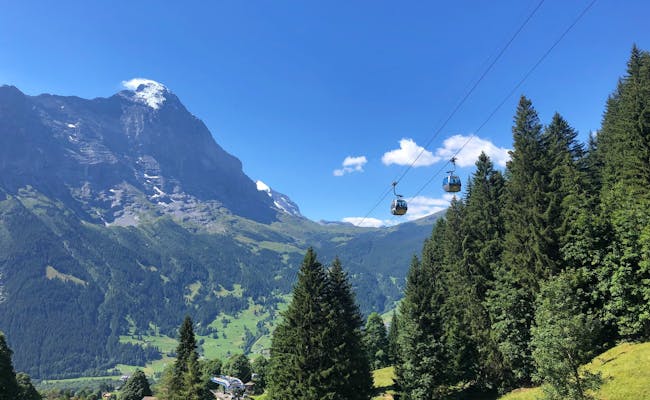 Firstbahn au départ de Grindelwald (photo : Seraina Zellweger)