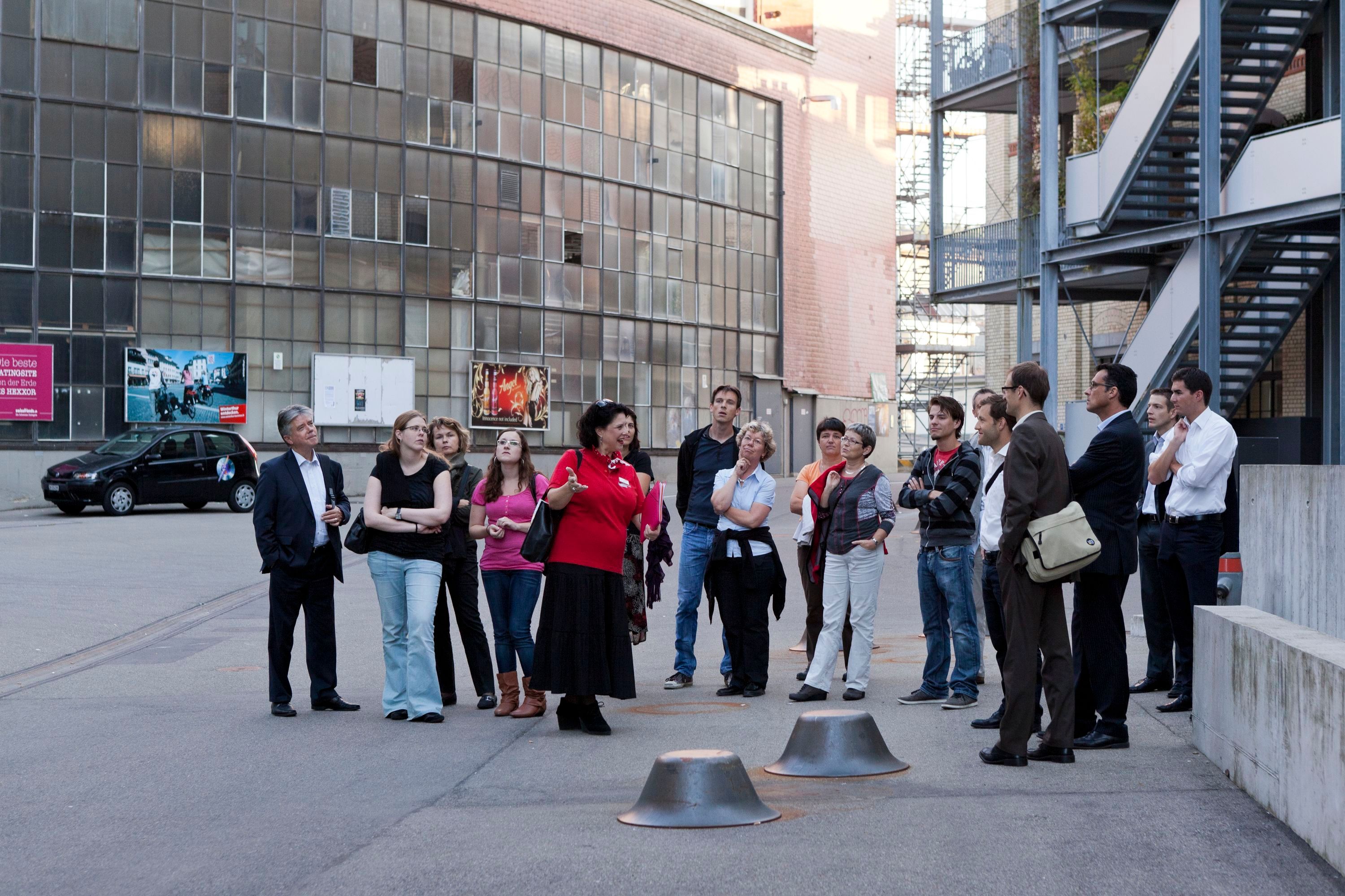Prohlídka areálu Sulzer ve Winterthur s skupinou