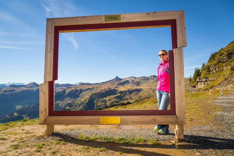 ΗΔΕΙΞΗ του GeoGalerie στο Flumserberg προσφέρει θέα στα βουνά και πλαίσιο