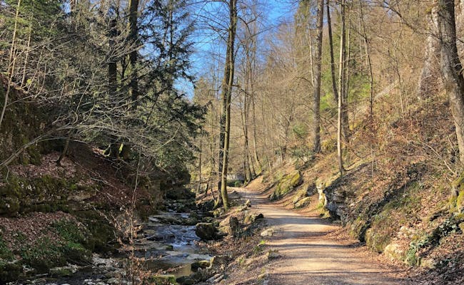 Promenade dans les gorges de la Verena (photo : Seraina Zellweger)