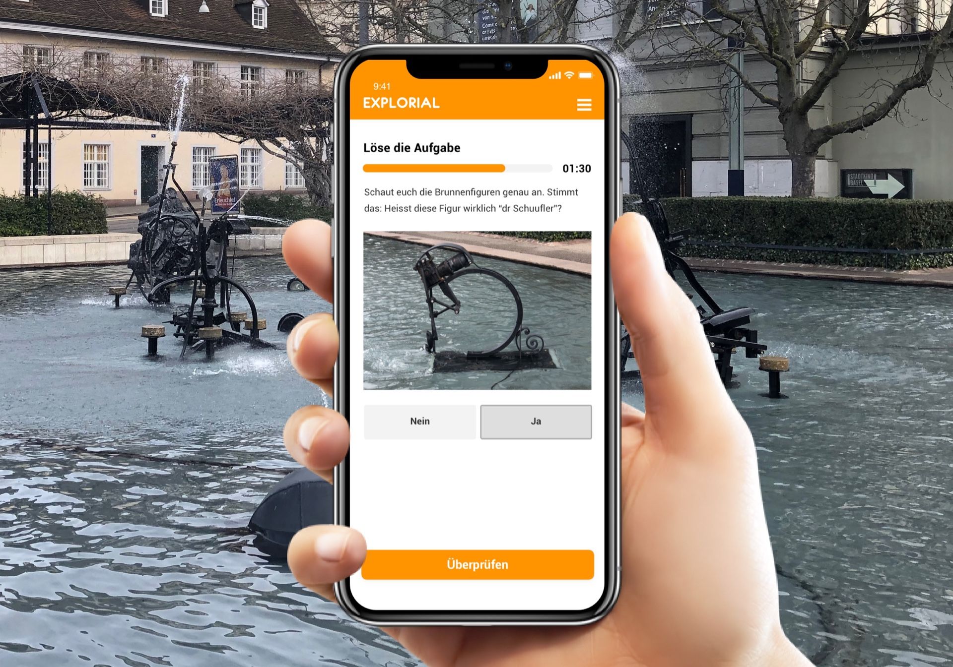 巴塞尔：在市中心体验刺激的逃脱游戏，参与互动任务。