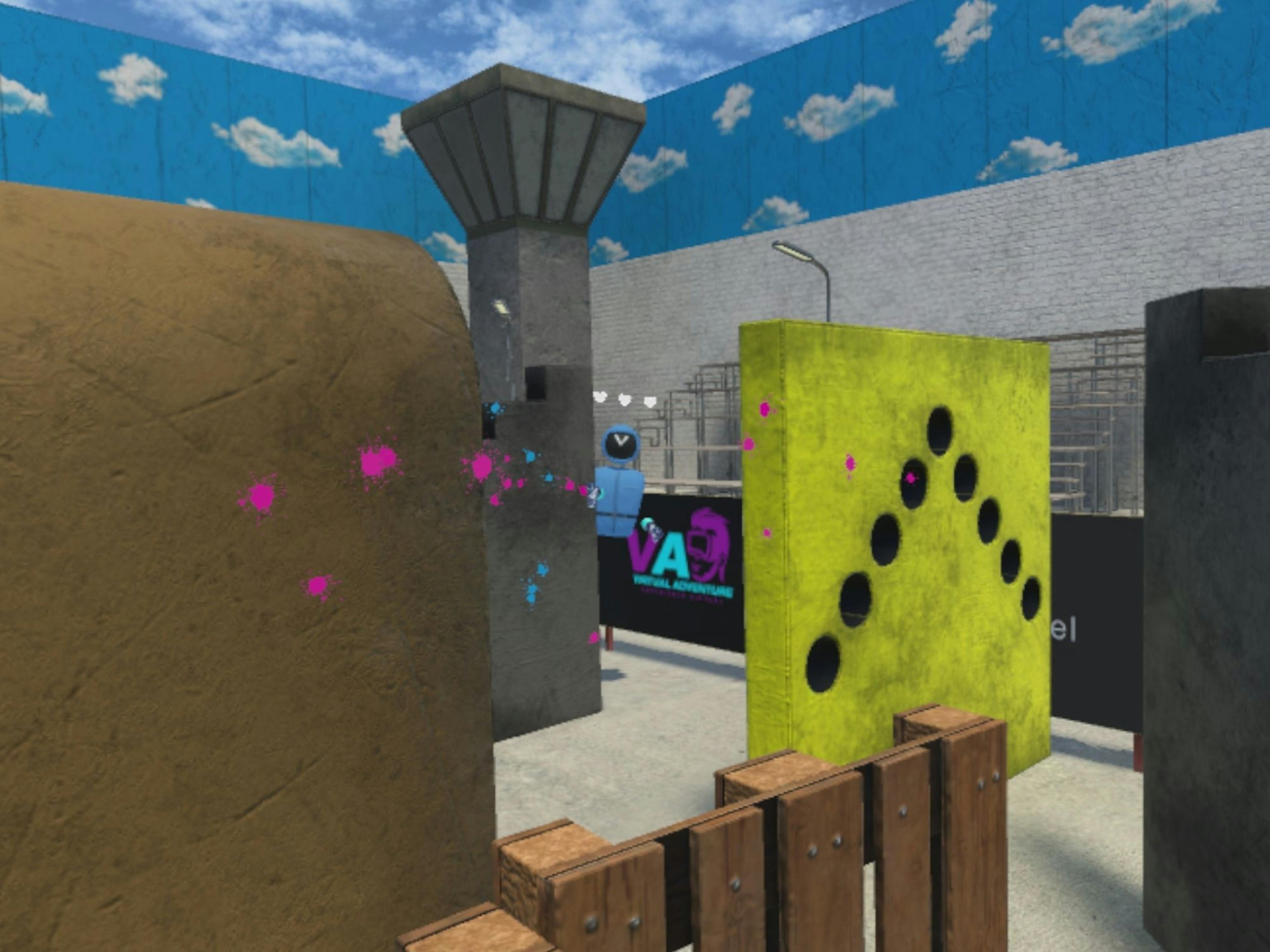 Virtual Adventure: Discover the colorful stations in an exciting environment.