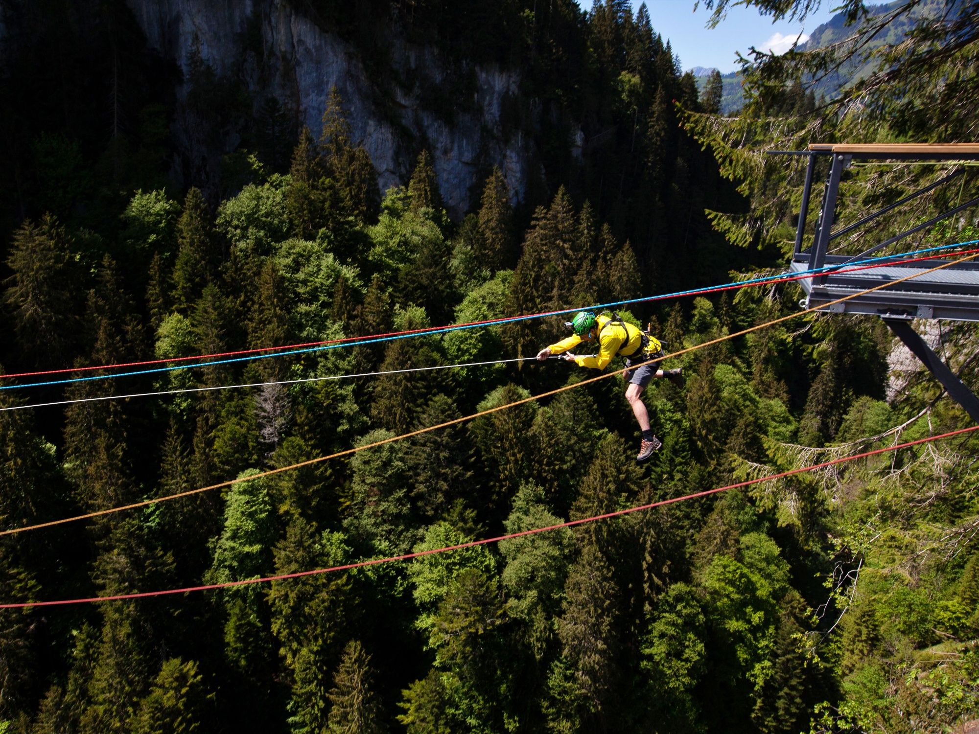 Canyon Swing: balanceate en el aire sobre árboles y vive la emoción de la naturaleza.