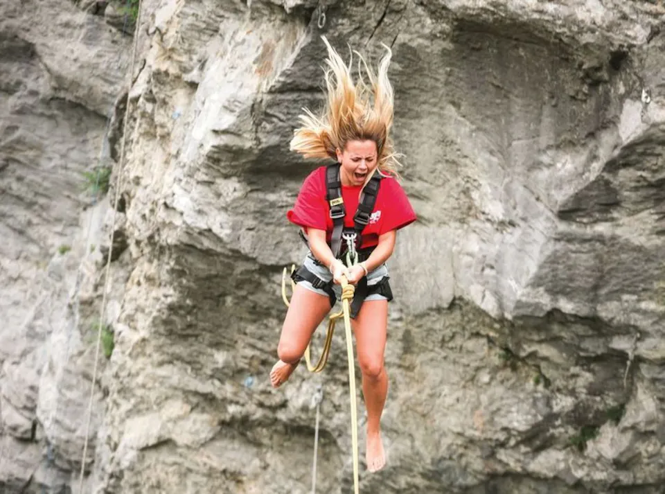 Gletscherschlucht Grindelwald Canyon Swing