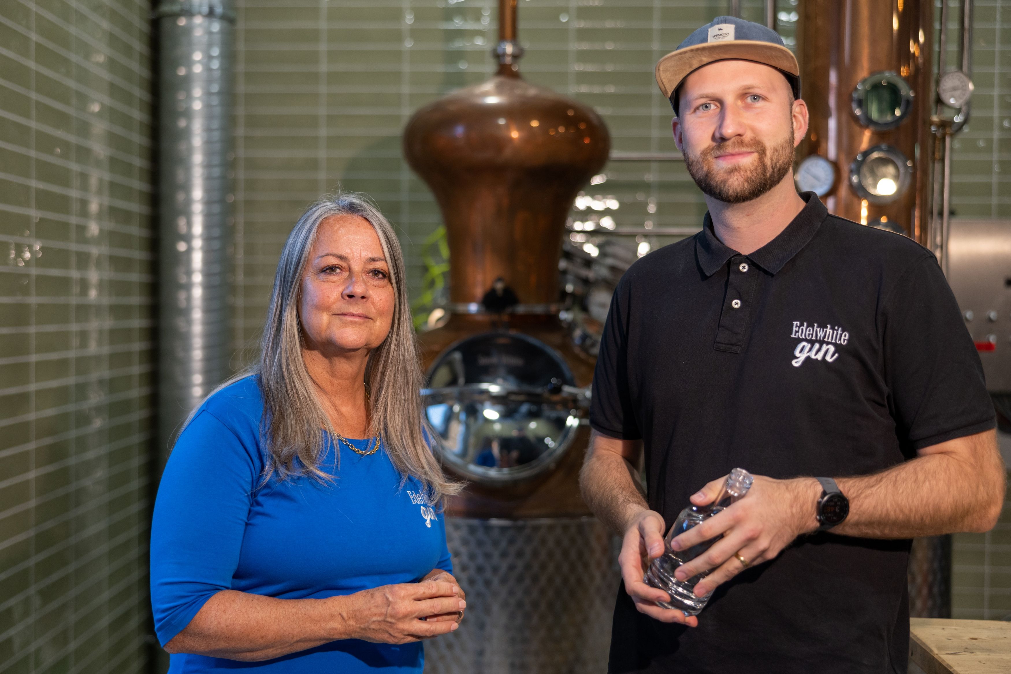 Edelwhite Gin : Dégustation et visite de la distillerie de gin dans un bel environnement.