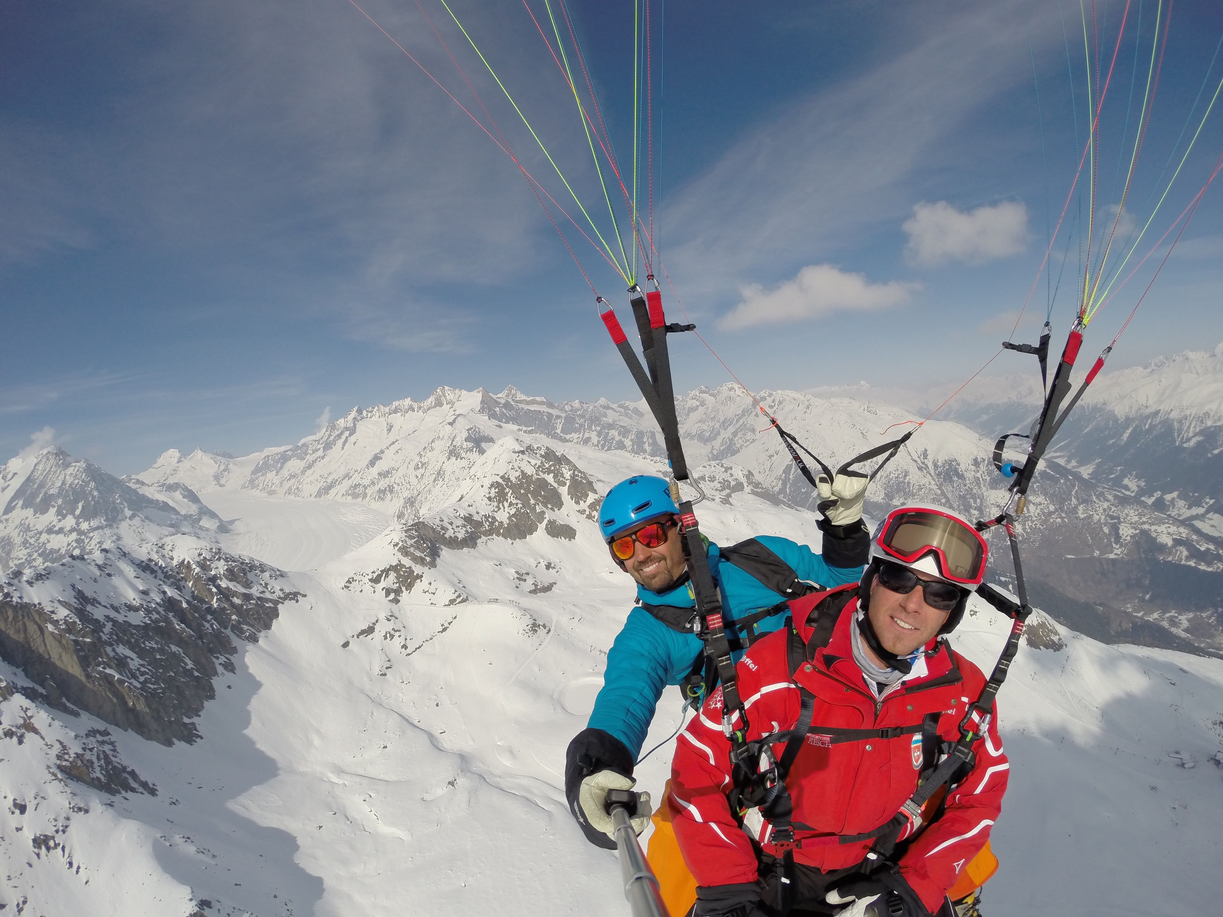 Tandemparagliderflyg över Alperna 2023